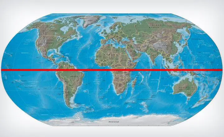 linea del ecuador mapa Qué es Línea del Ecuador? » Su Definición y Significado [2020]