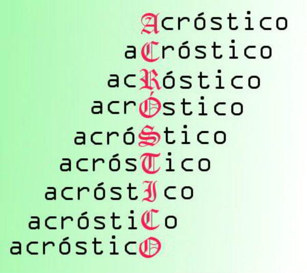¿Qué es Acróstico? » Su Definición y Significado [2021]