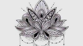 Dibujo Flor de loto