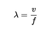 Longitud - Fórmula longitud de onda