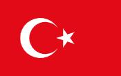 Medio Oriente - Bandera de Turquía