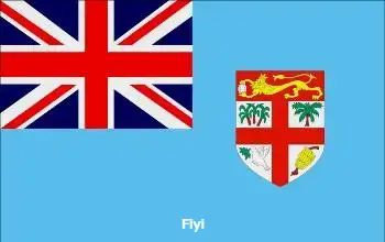 Bandera de Fiyi país de Oceanía