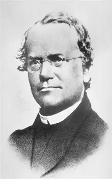 foto en blanco y negro de Gregor Mendel - Leyes de mendel